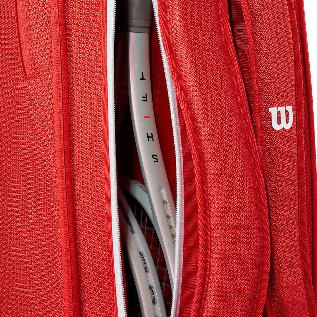 Maleta Wilson Super Tour Rojo 6R - Tennis Boutique México